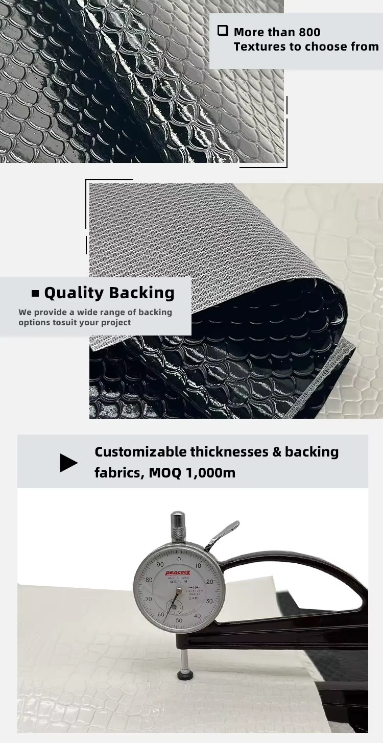 Customized PVC Embossed Leather Style stretch feature for Bag phone