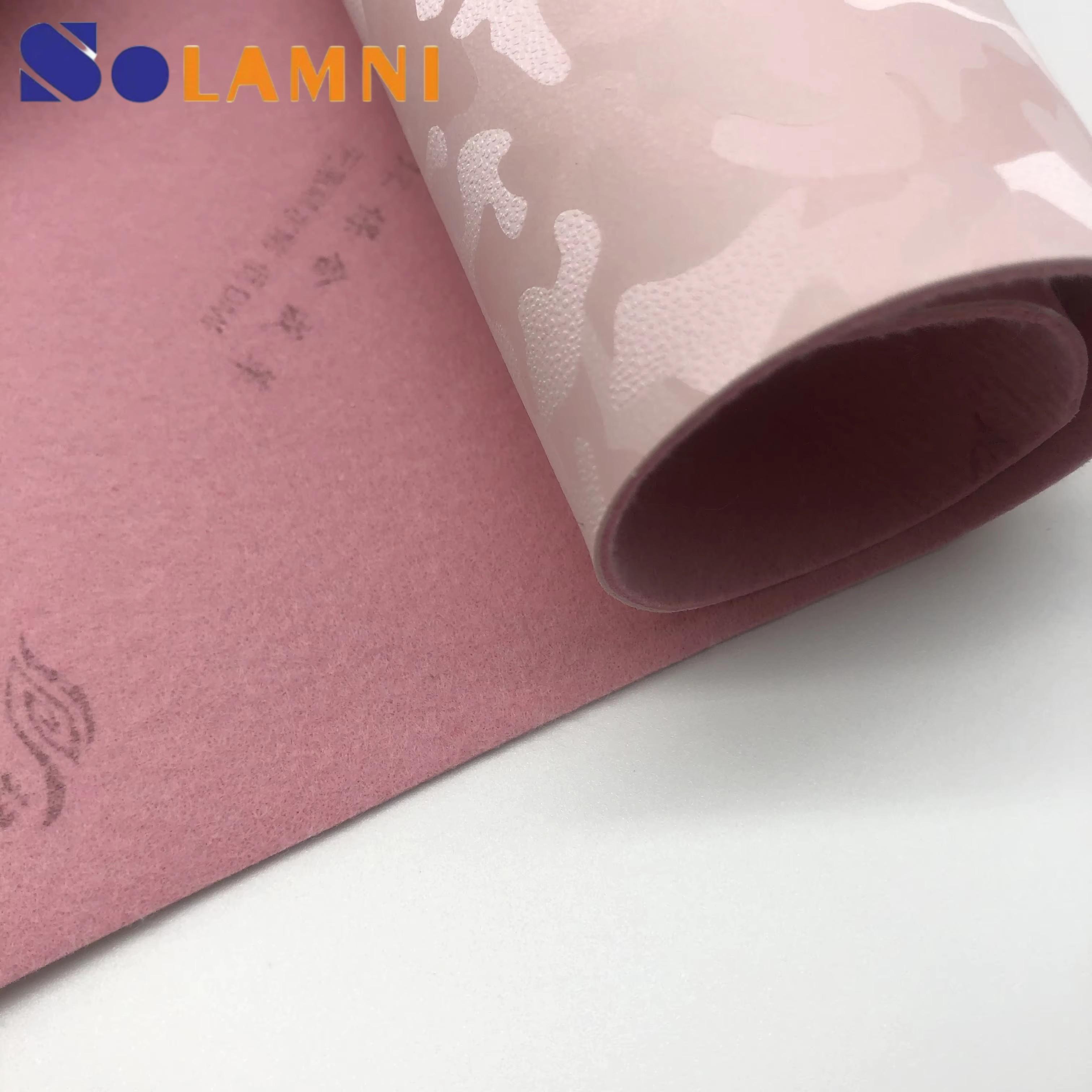 Medium Hydrolysis Resistance Durable PU Space Leather Fabric