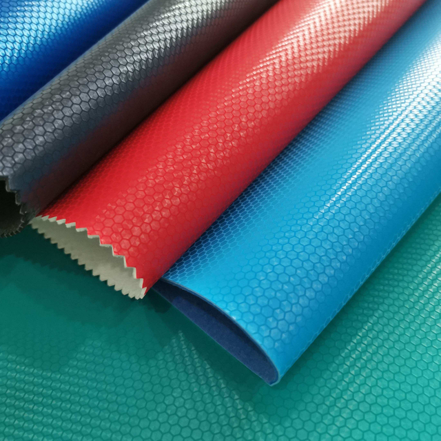 Football Design PU Nonwoven Leather for shoes