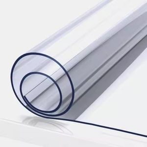 Artificial Leather Manufacturer Transparent Film Leather Synthetic Faux Pvc Leather for Handbag Table
