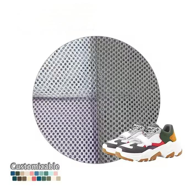 2025 China Manufacturer Flying Knit Breathable Sports Men for 3D air Mesh Fabric Other Shoes Uppers Materials