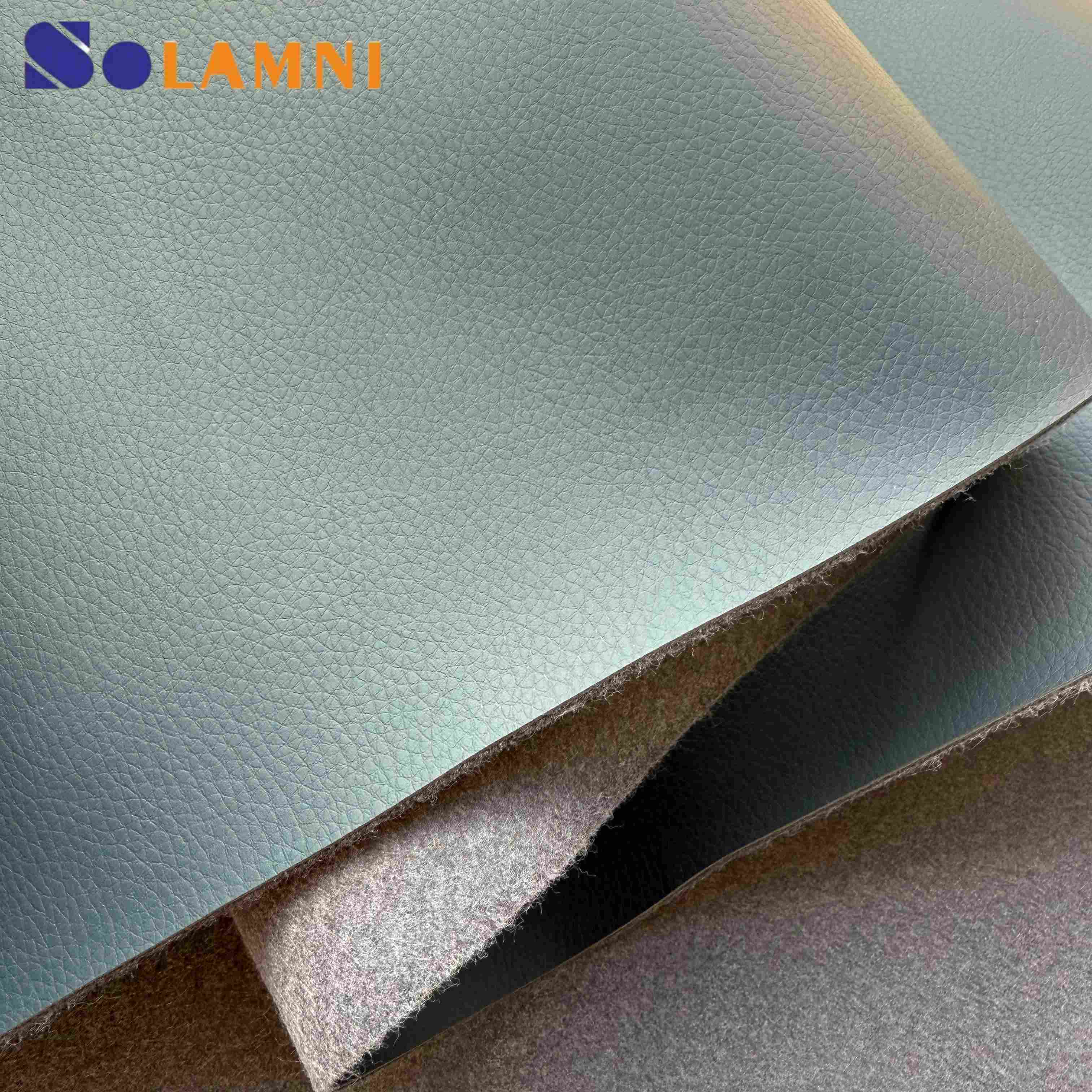  High-Quality DE-90 Textured PU Synthetic Leather Material 