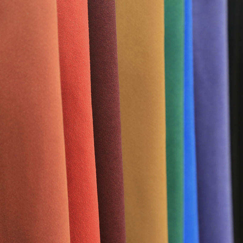 Suede Microfiber Synthetic Leather Fabric