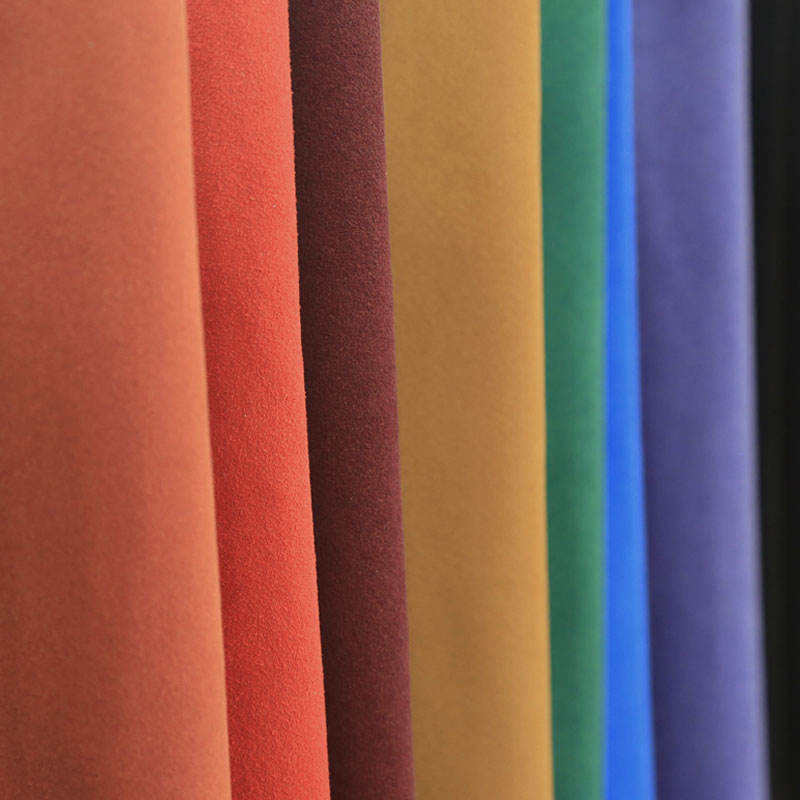 Suede Microfiber Synthetic Leather Fabric