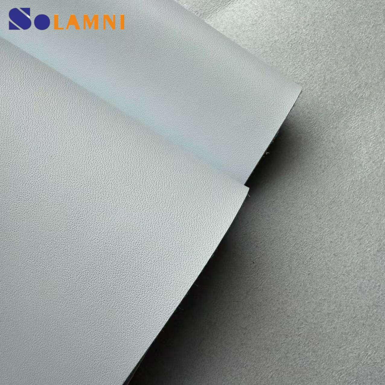 1.4mm R35 High-Quality Textured PU Microfiber Leather Fabric