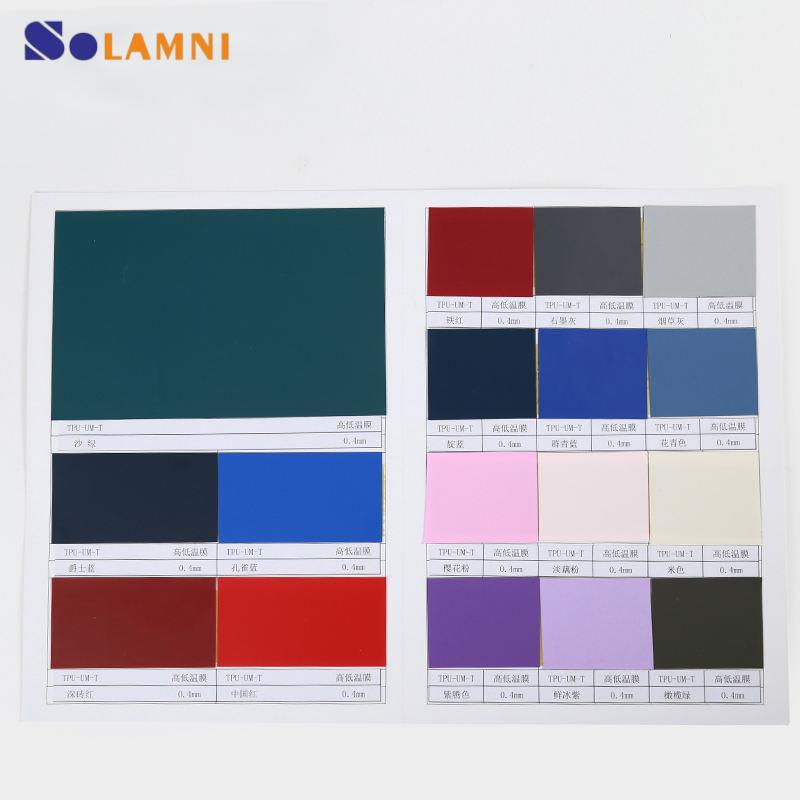  UMT Smooth Seamless Heat Resistant Tpu Film Fabric for Shoe Upper