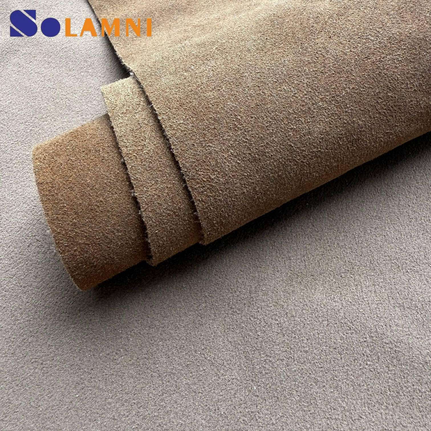 Cowhide Velvet PU Suede Synthetic Leather 