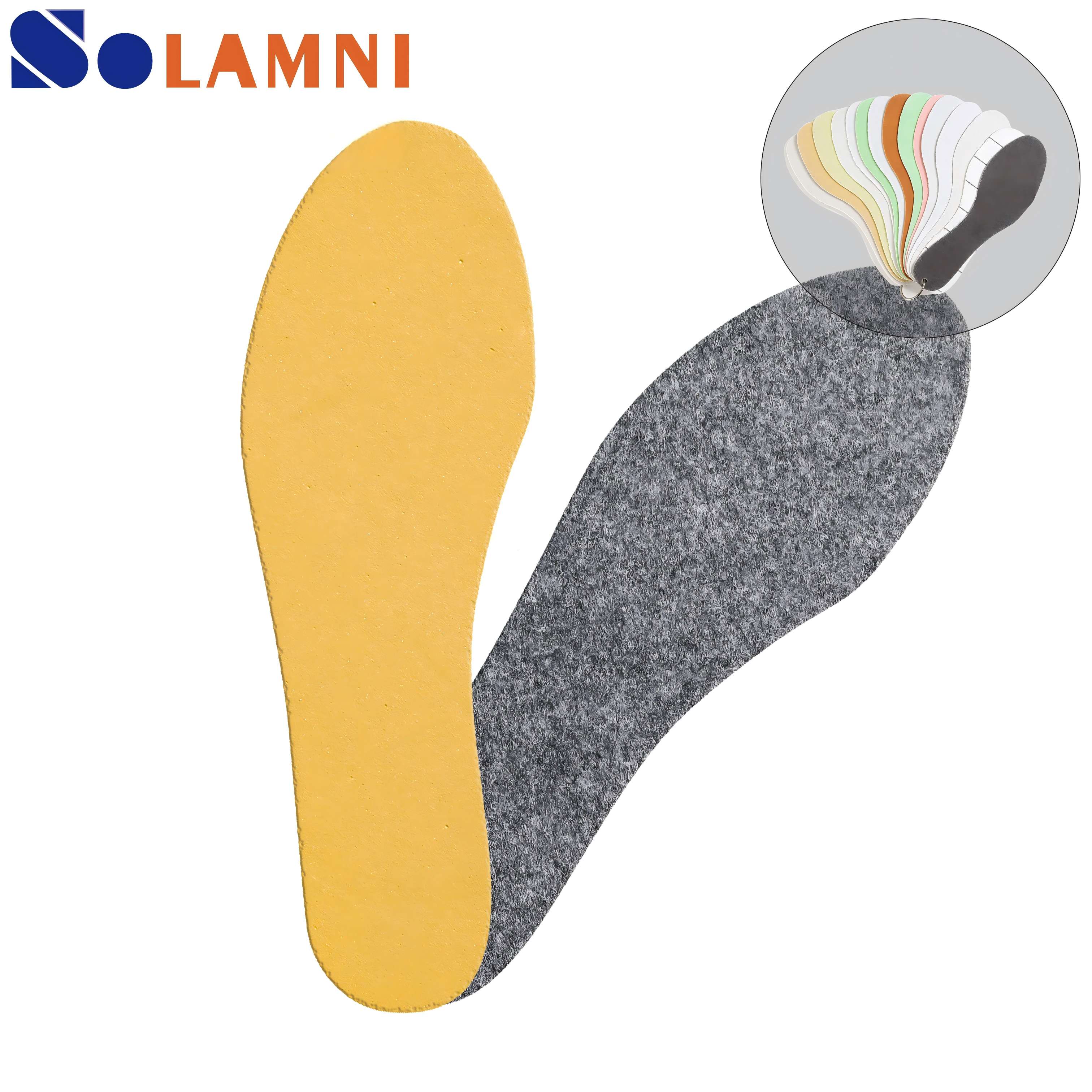 Breathable Nonwoven Insole Board with Eva For Footwear 