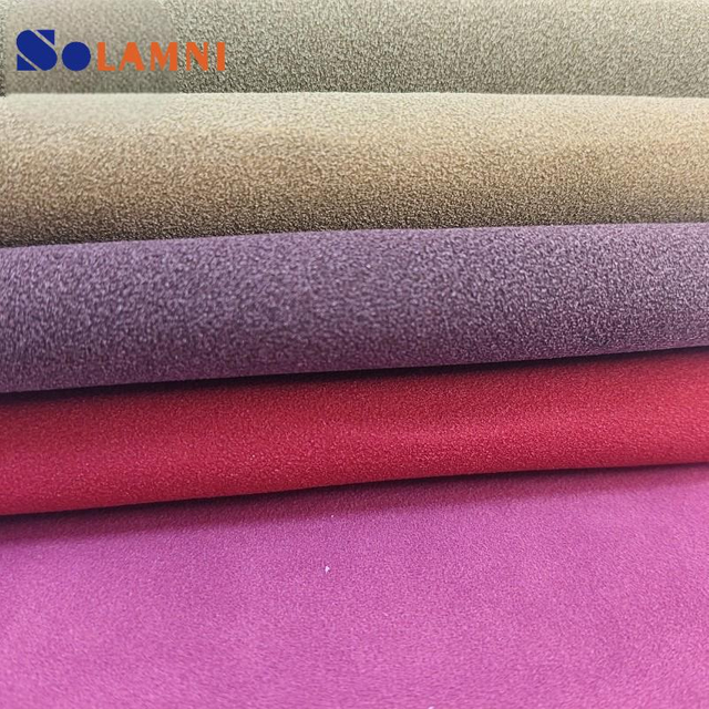 Premium Feel Faux Cow Suede Microfiber Leather