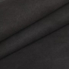 In Stock 0.5 - 1.6 mm Black Microfiber Suede Leather Double Suede Leather Microfiber Recycle Leather for Shoes Gloves