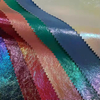 Wholesale Chunky Glitter Fabric Garment Pu Leather Thin Synthetic Leather for Clothing Jacket