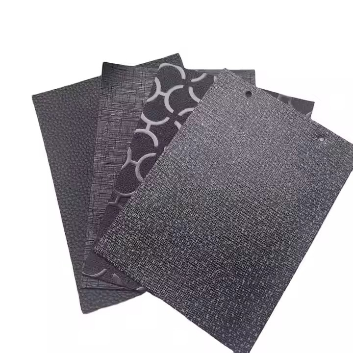 PVC Synthetic Leather Embossed Printed Faux Leather Fabric 2.0mm PVC Leather for Car Mat Floor