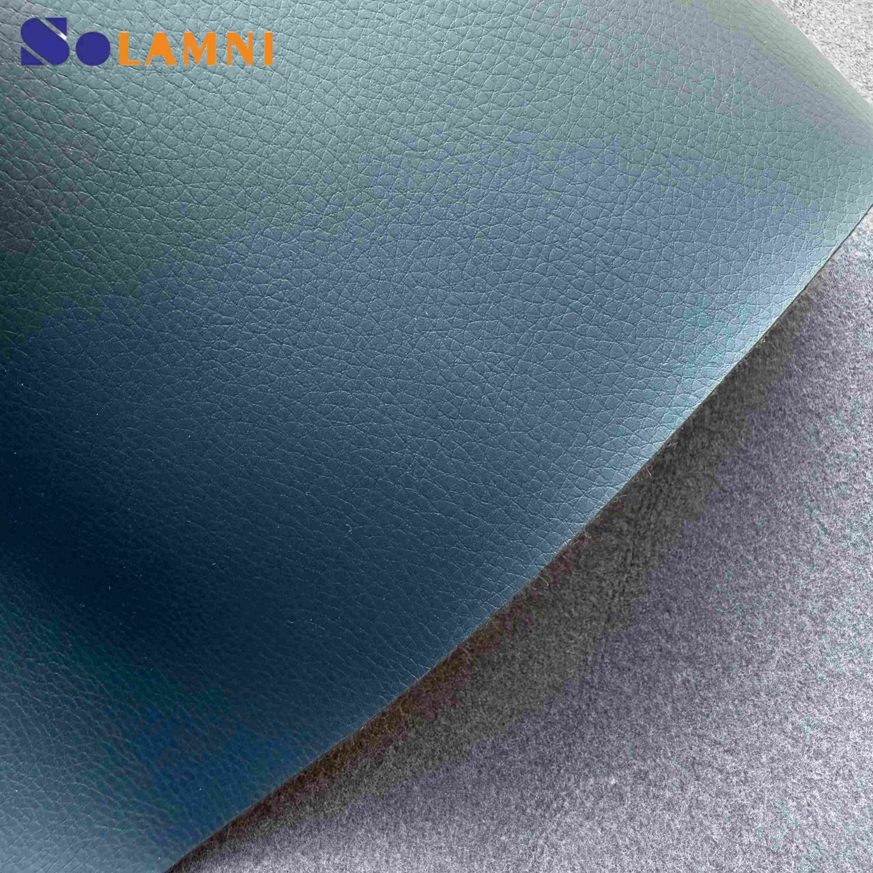  High-Quality DE-90 Textured PU Synthetic Leather Material 