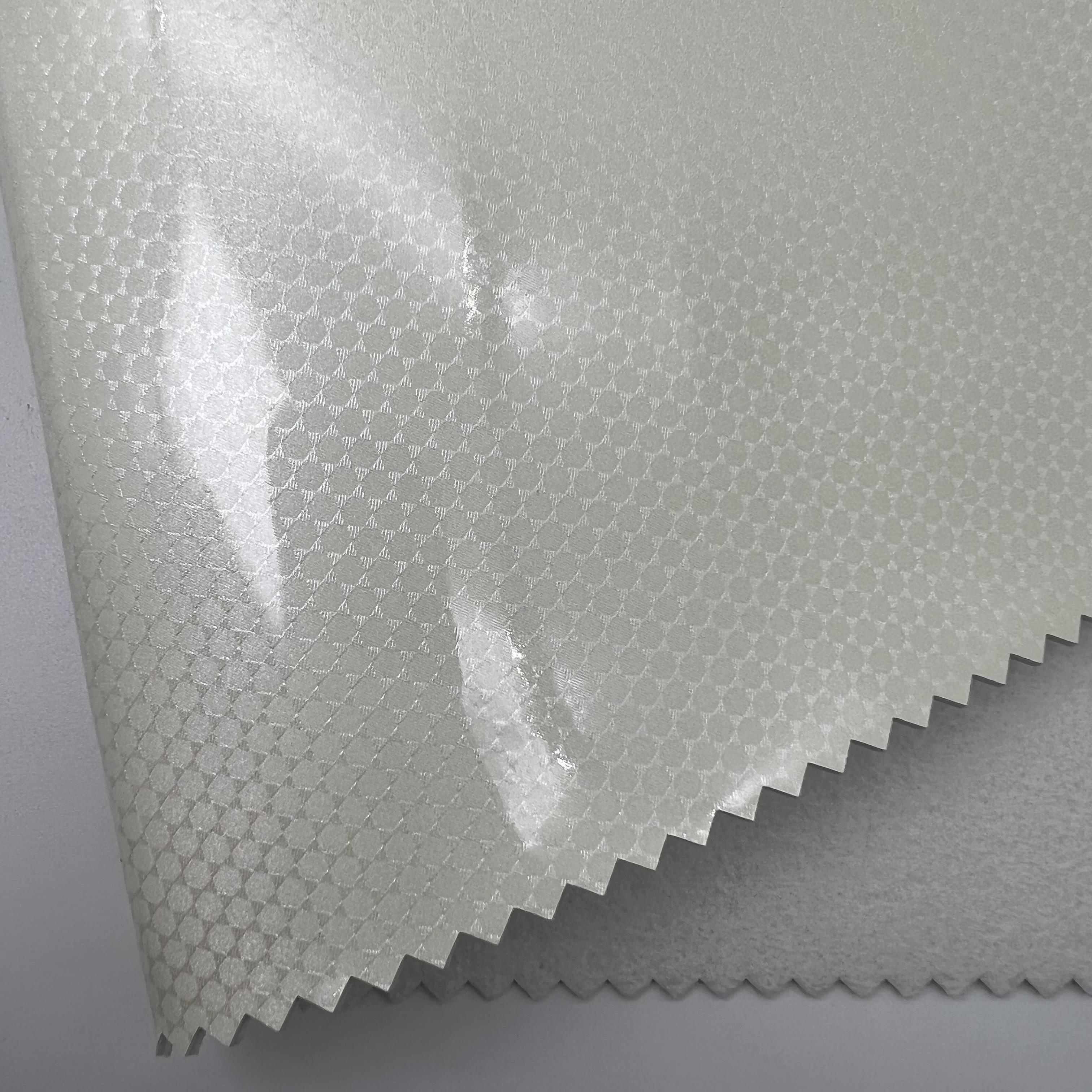 Crystal Design PU Synthetic Leather for Football 