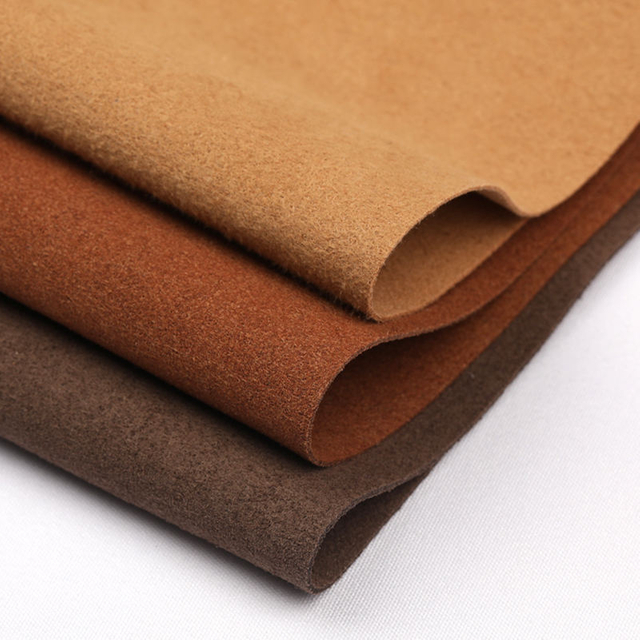 Suede Microfiber Synthetic Leather Fabric
