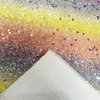 Dekoratives Glitzer -PU -synthetisches Leder zum Handwerk