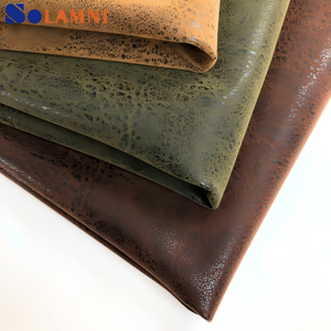 Embossed Grain Texture PU Microfiber Faux Leather