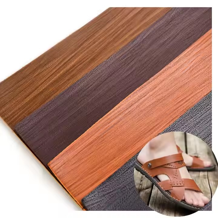 Wholesale RACK PARAGON 1.8MM+ Faux Vinyl Synthetic Leather Pvc Leather Fabric Shoe Making Material for Men Shoe/sandal