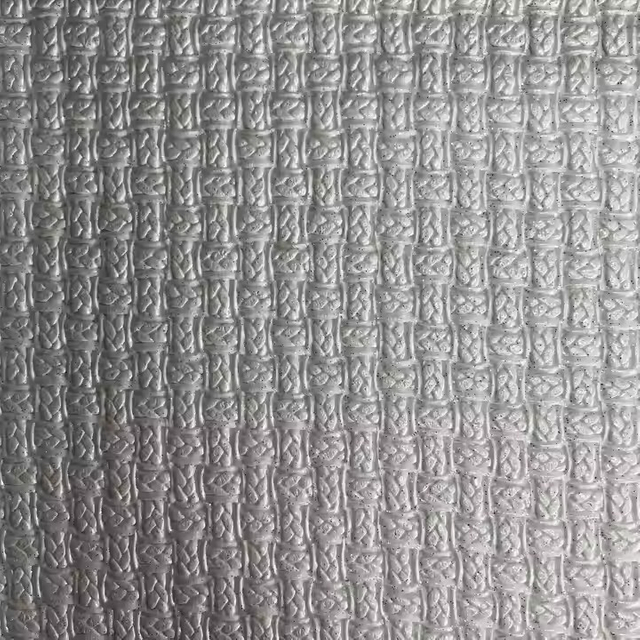 Wholesale High Quality Embossed Print Pattern Metallic PVC Artificial Leather Material for Furniture