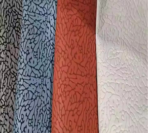 Fantastic Maze PU Synthertic Leather For Shoe