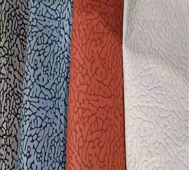 Fantastic Maze PU Synthertic Leather For Shoe