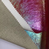 Wholesale Chunky Glitter Fabric Garment Pu Leather Thin Synthetic Leather for Clothing Jacket