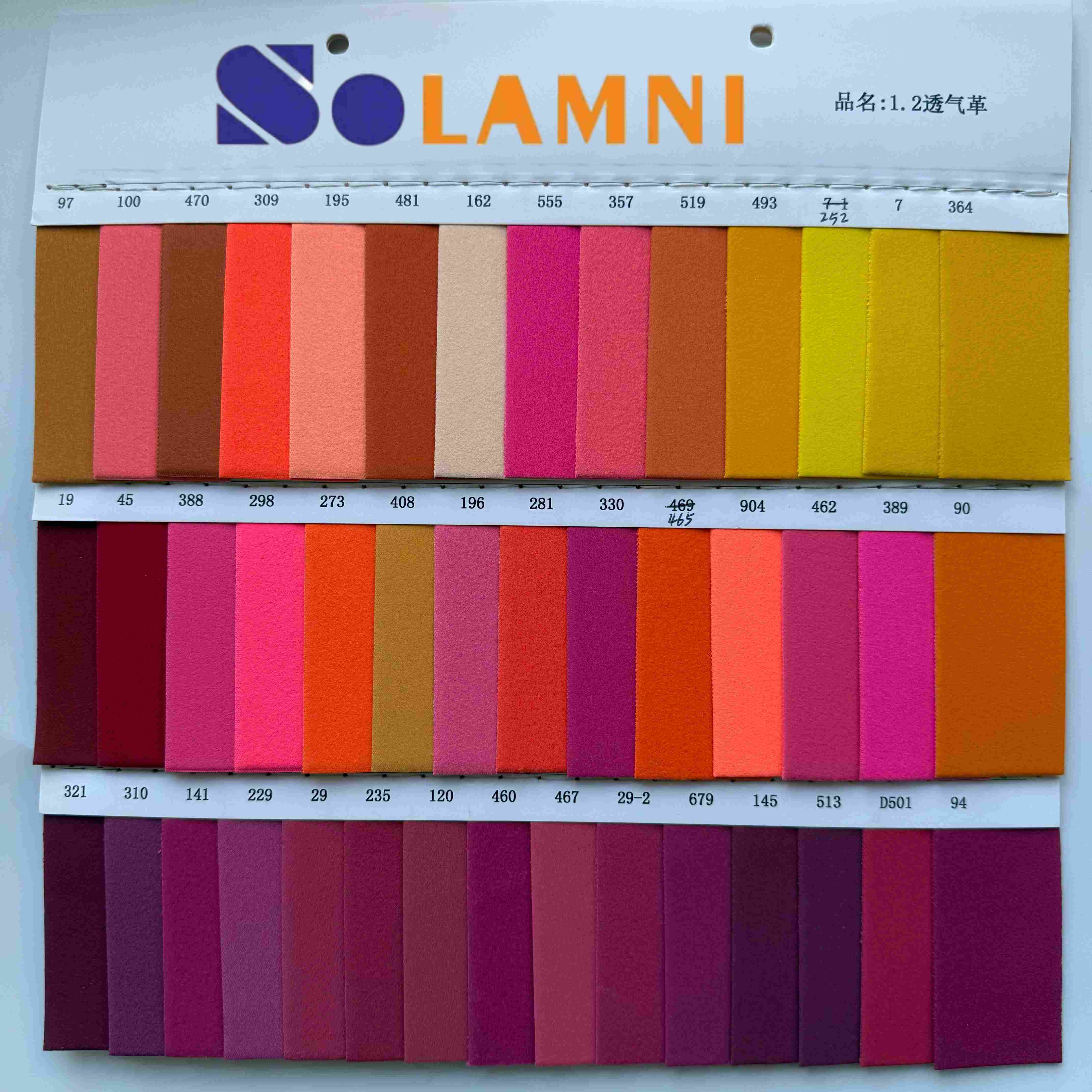 Eco-Friendly 1.2mm Faux Suede Leather, Breathable Material for shoes lining