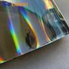 Mirror Color Change PU Faux Synthetic Leather Fabric