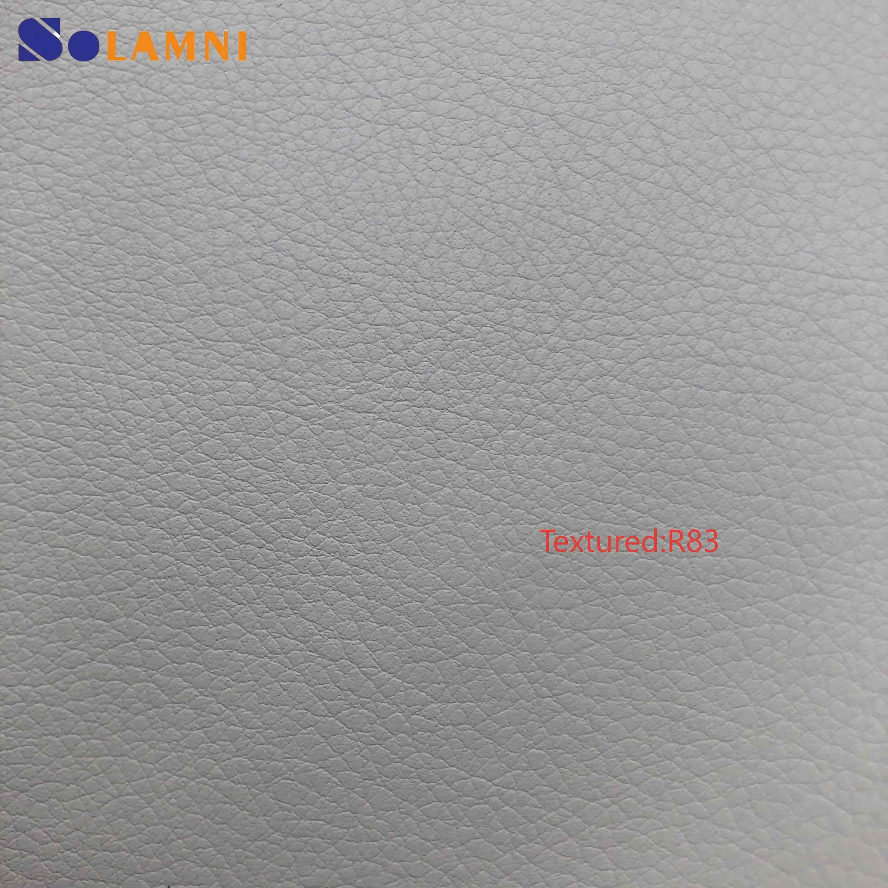  High-Quality R83 Textured PU Synthetic Leather Fabric