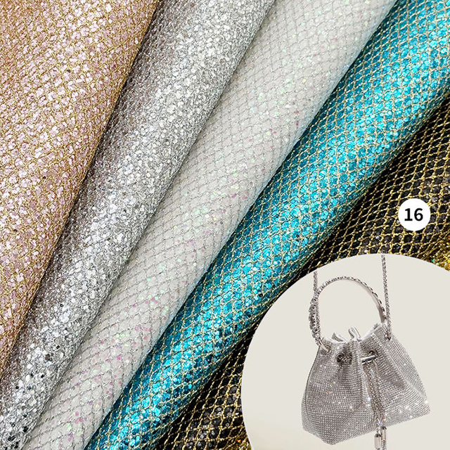 glitter faux leather fabric