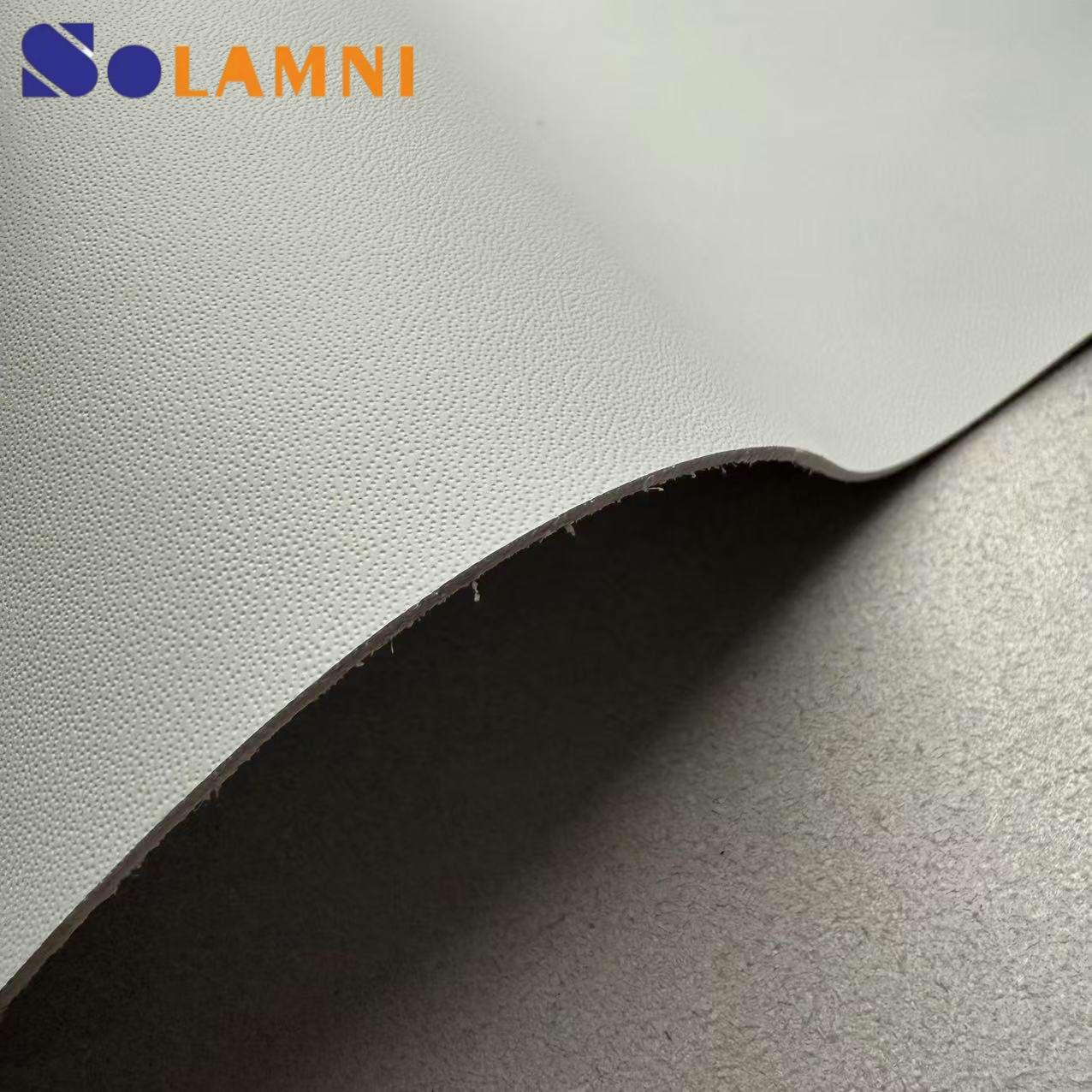1.4mm R35 High-Quality Textured PU Microfiber Leather Fabric