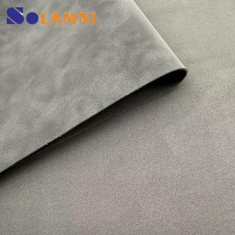 Pigskin-textured Faux PU Suede Leathe