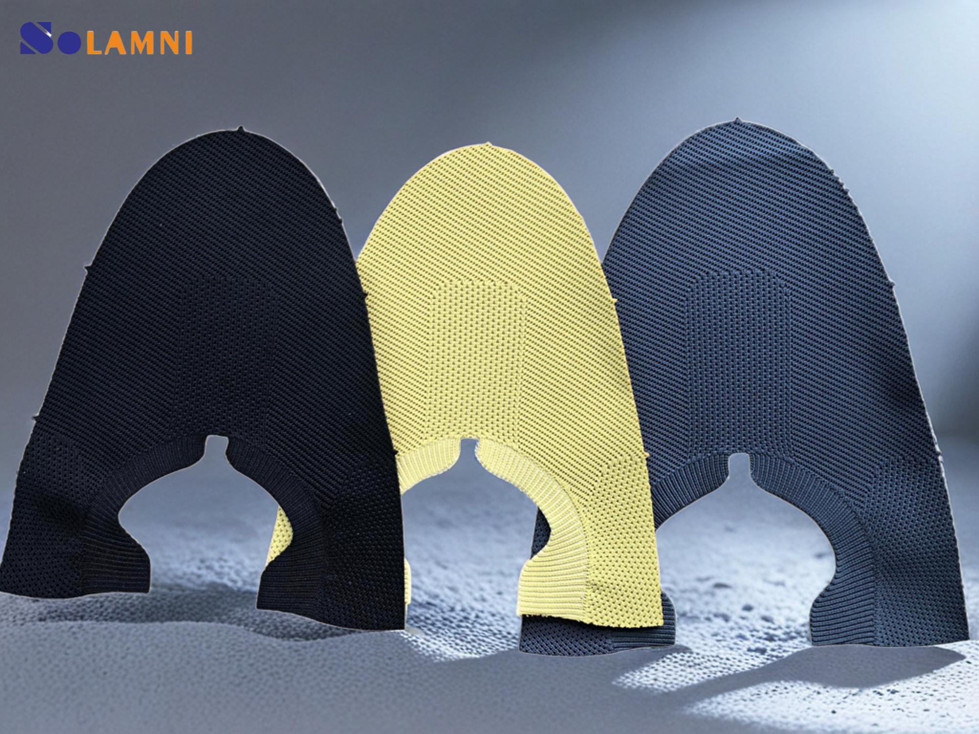 Flat Knit Mesh Fabric Shoe Upper