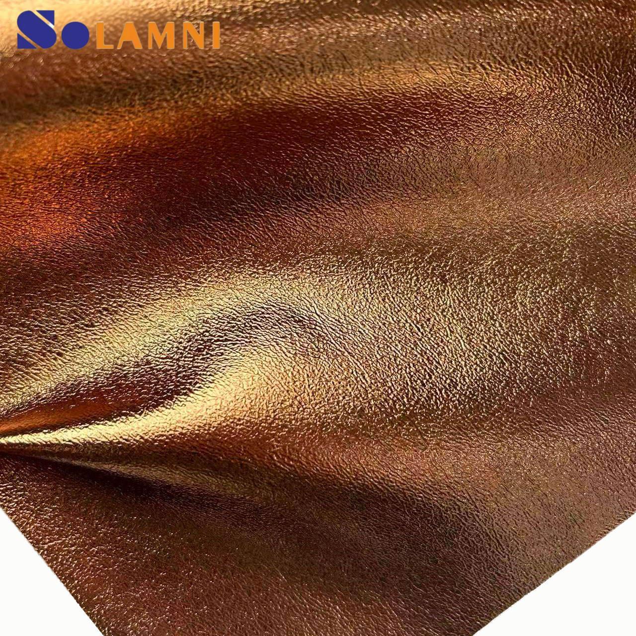 金属压花 PU 皮革女鞋