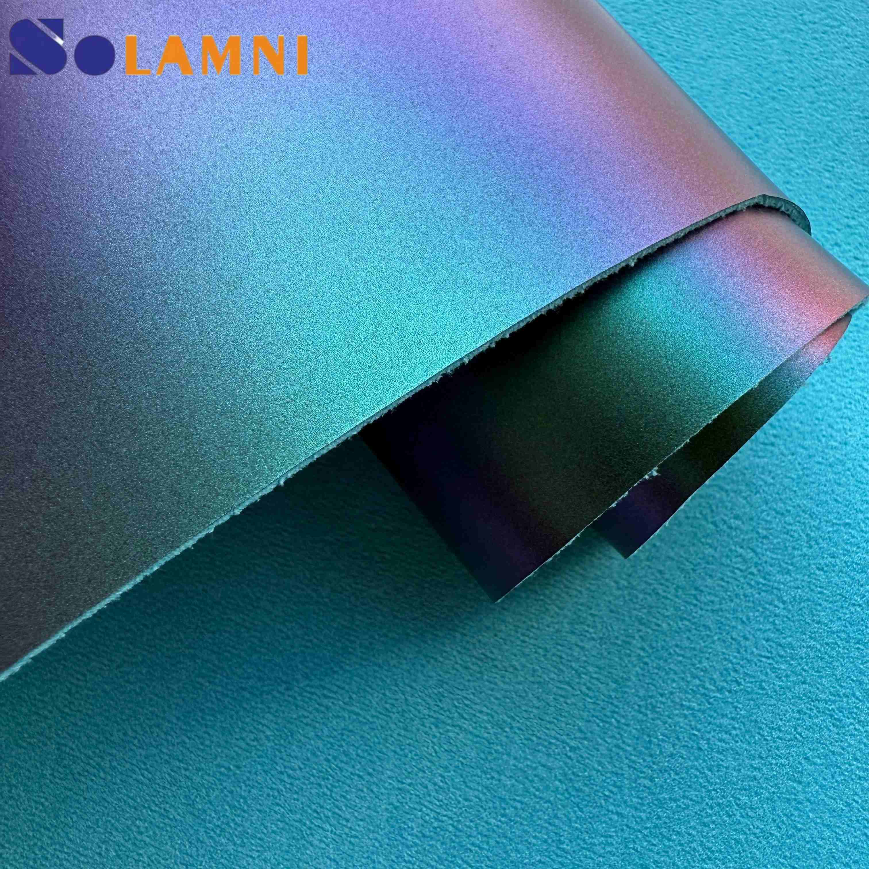 变色超细纤维 PU 皮革面料，耐用且用途广泛