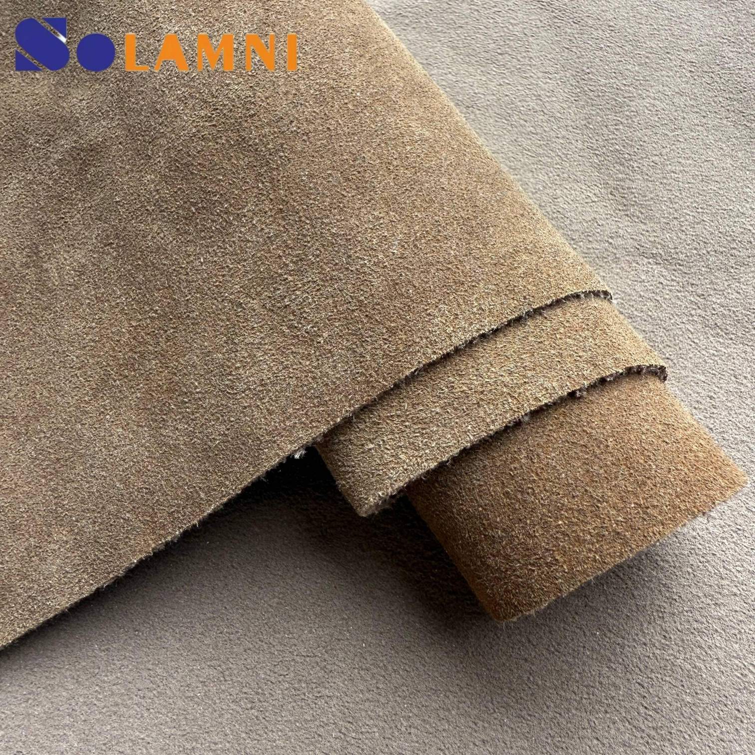 Cowhide Velvet PU Suede Synthetic Leather 