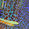 New Animal Faux Vinyl Fabric Holographic Pu Leopard Leather For Shoes And Bags