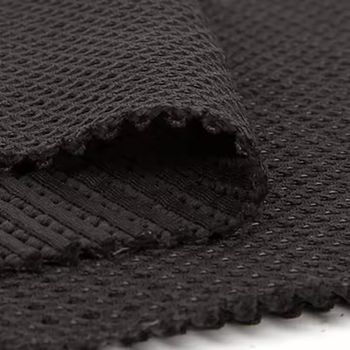 New Fashion Hot Selling 100% Polyester Black 3D Air Mesh Fabric for Sports Shoes