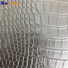 High-Gloss Crocodile Pattern PVC Synthetic Leather