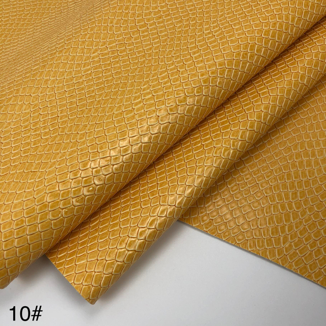 Wholesale Snake Print Design PVC Faux Artificial Leather Fabric