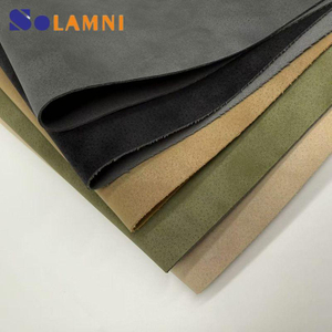 Pigskin-textured Faux PU Suede Leathe