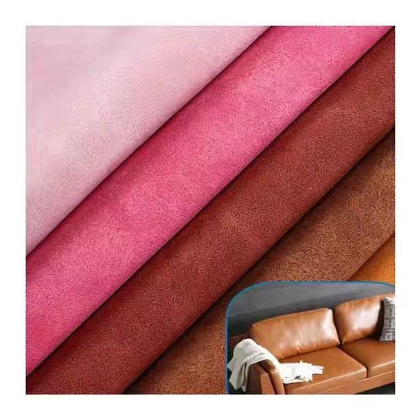 pvc suede Faux leather sofa