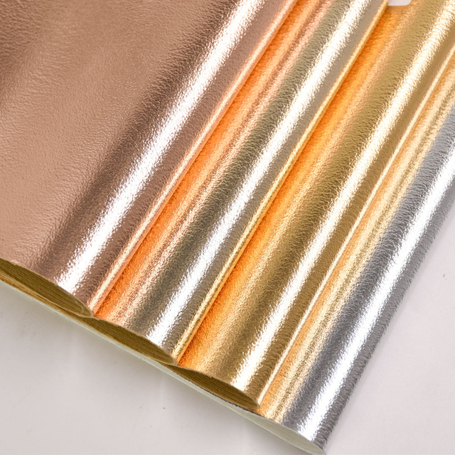 Oil Emboss Faux Pu Artificial Film Leather