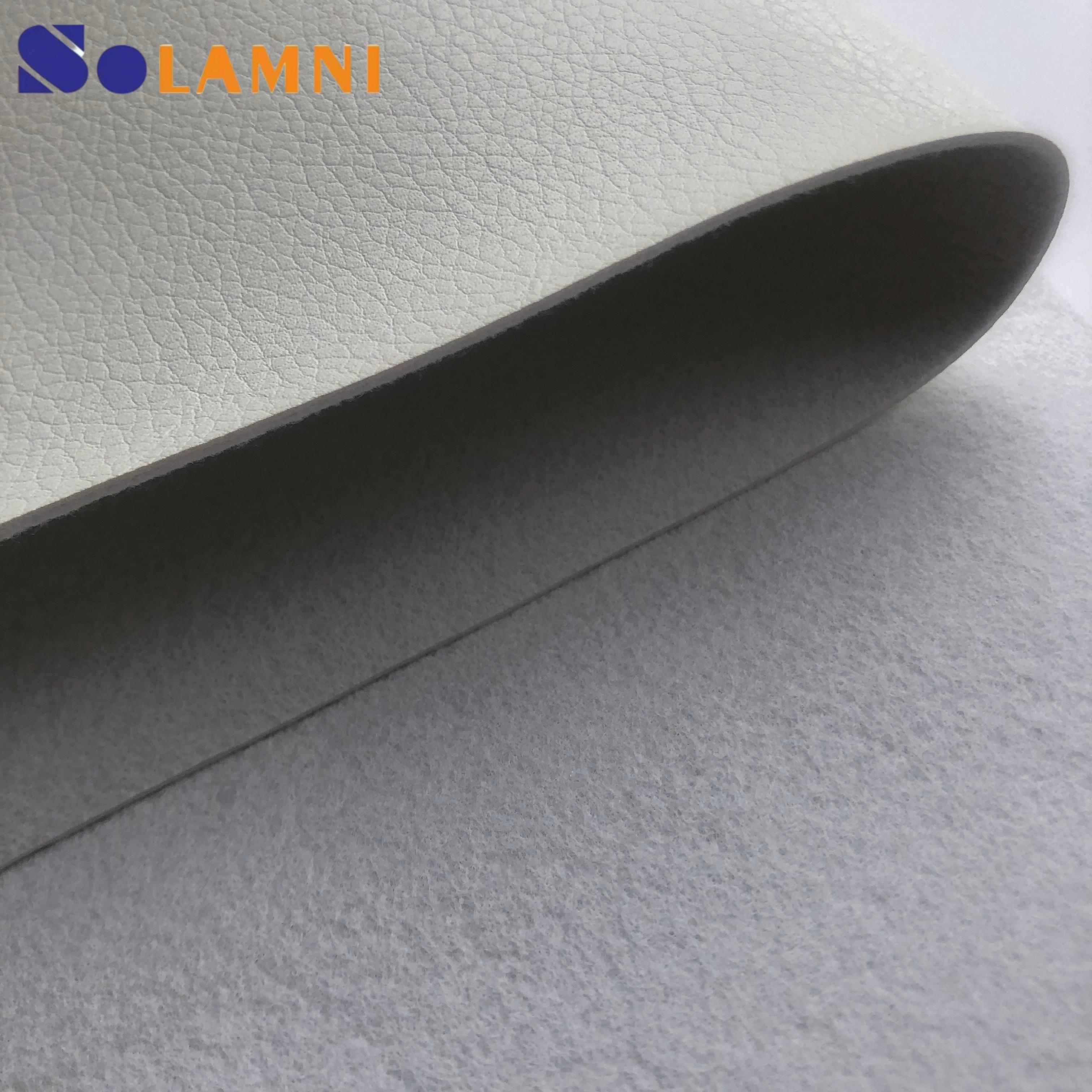  High-Quality R83 Textured PU Synthetic Leather Fabric