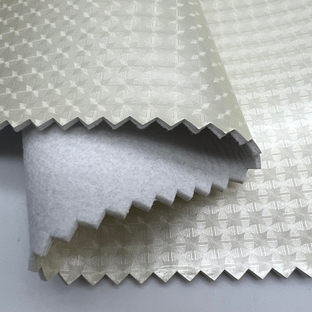 Crystal Design PU Synthetic Leather for Football 