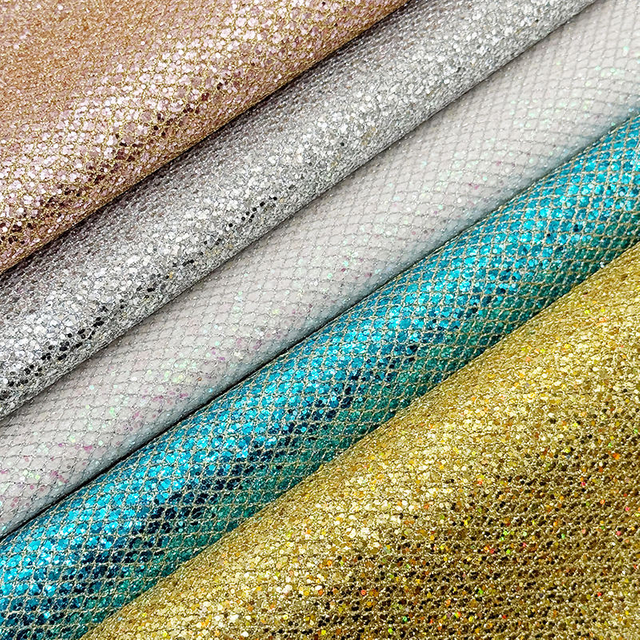 glitter faux leather fabric