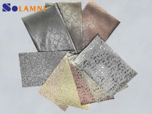 Wholesale PU Glitter Powder Grain Synthetic Leather Fabric