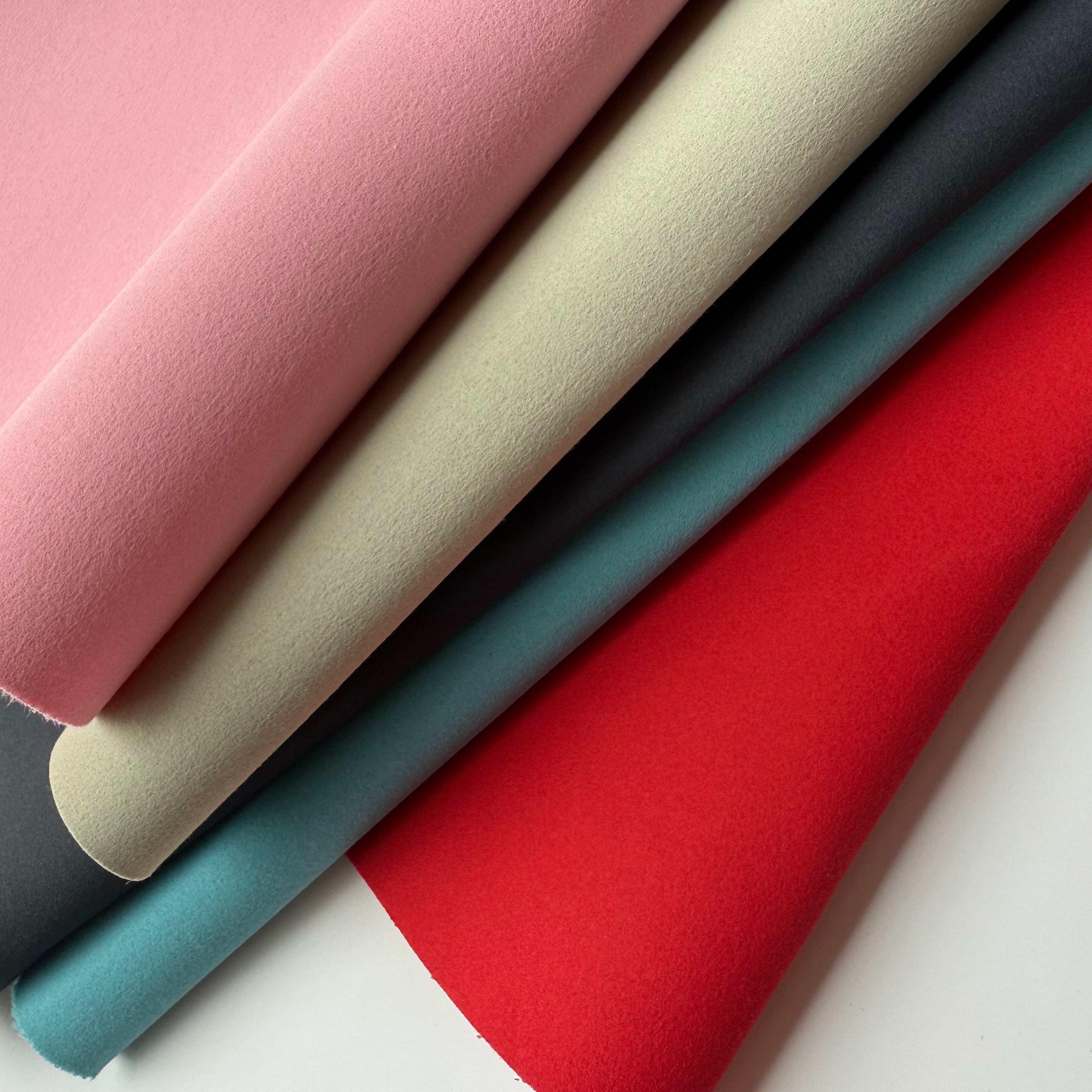 Eco-Friendly Breathable Faux Suede For Footwear Lining Fabric