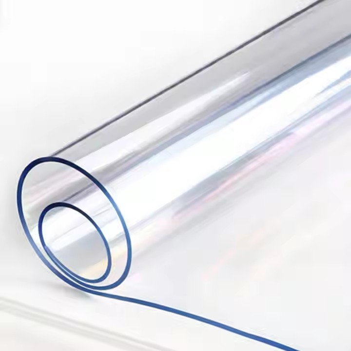 Artificial Leather Manufacturer Transparent Film Leather Synthetic Faux Pvc Leather for Handbag Table