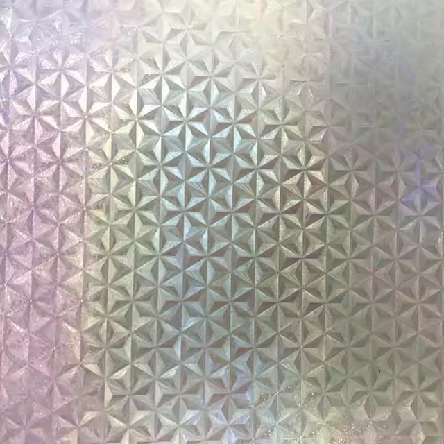 Holographic Printed Photochromic Leather Sunlight UV Color Change Leather Vinyl